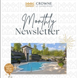 a monthly newsletter poster