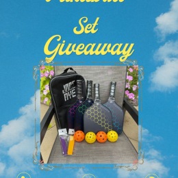 Pickleball set giveaway